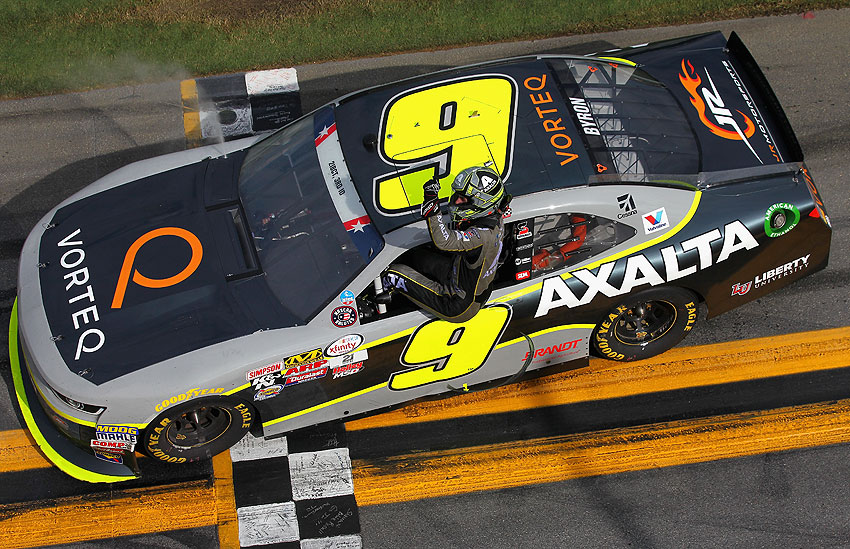 William Byron wins long, actionpacked NASCAR XFINITY race at Daytona