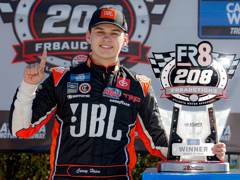 Corey Heim wins Atlanta truck race 3/20/22