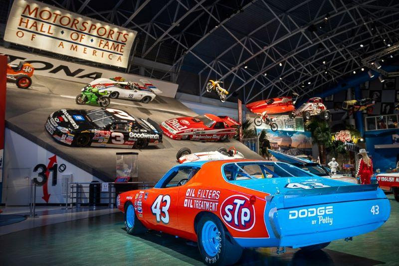 Freshly Restored 1972 Richard Petty Charger at The Motorsports Hall of ...