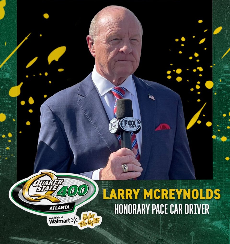 Larry McReynolds named Honorary Pace Car Driver for Quaker State 400 Available at Walmart • Motorsport America
